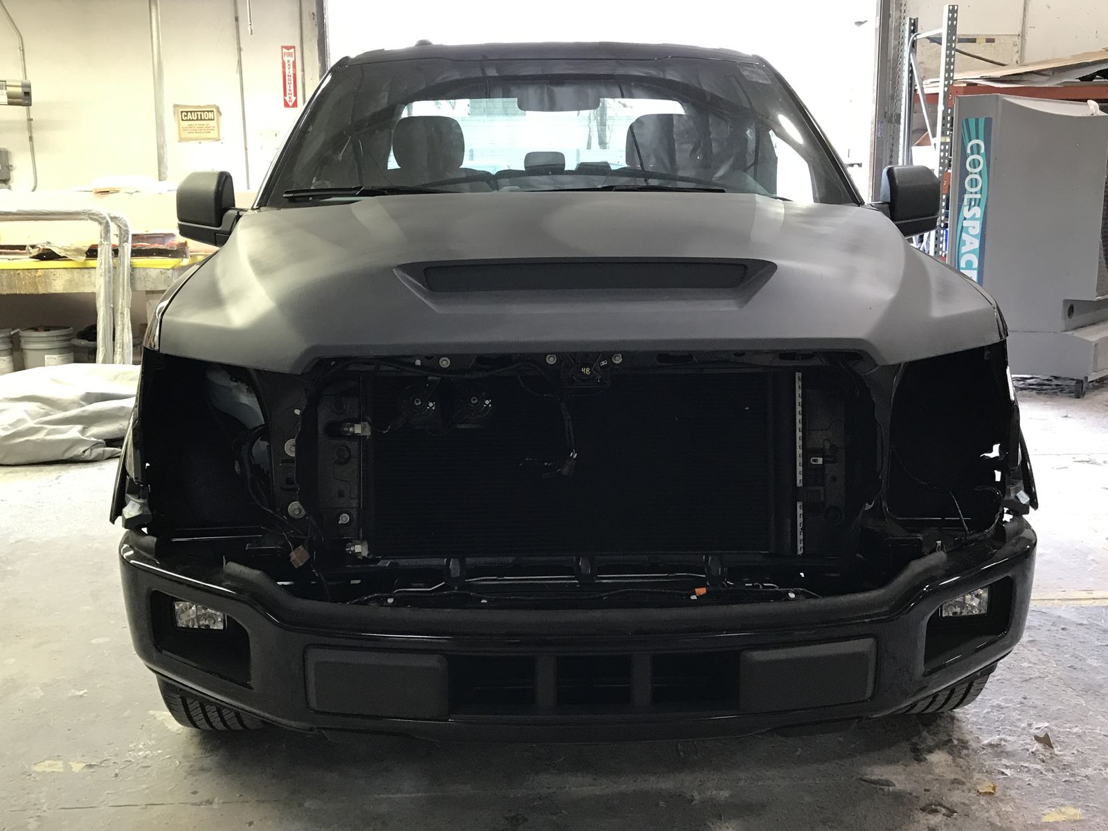2018 Ford F-150 | 2018 Ford F-150 XLT SuperCab by RK Sport - Front View of RK Sport Carbon Fiber Body Kit FordSEMA