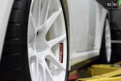 Project Swan Porsche on Forgeline GA1R Open Lug Wheels