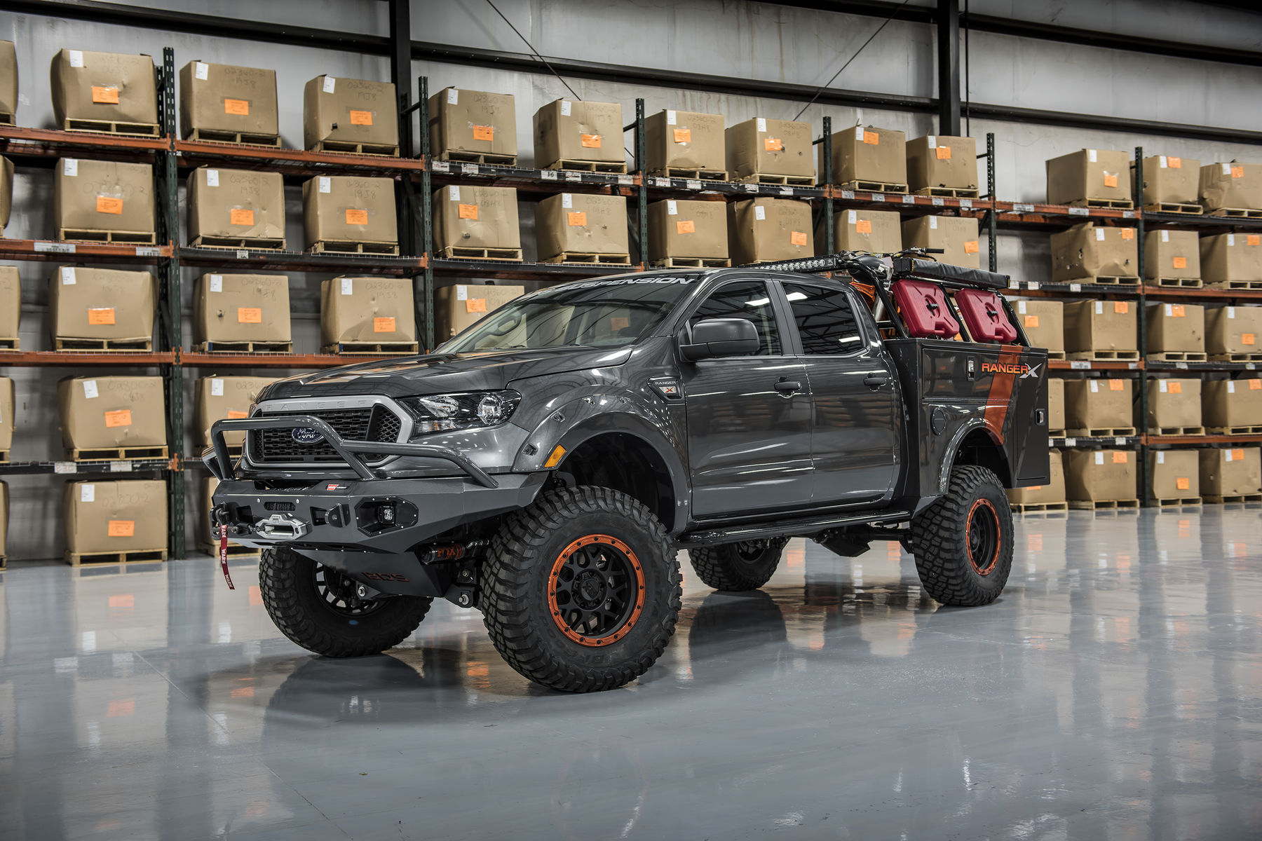 2019 Ford Ranger | 2019 Ford Ranger XLT 4X4 SuperCrew by BDS Suspension - Side Shot FordSEMA