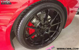 Chris' C7Z51 Corvette Convertible on Forgeline One Piece Forged Monoblock GA1R Wheels