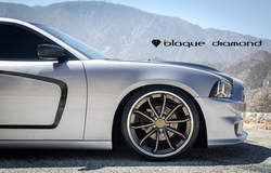 2014 Dodge Charger Fitted With 22 Inch BD-23’s in Bronze w/ Chrome SS Lip