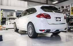 Porsche Cayenne protected with Full Frontal XPEL Ultimate PPF