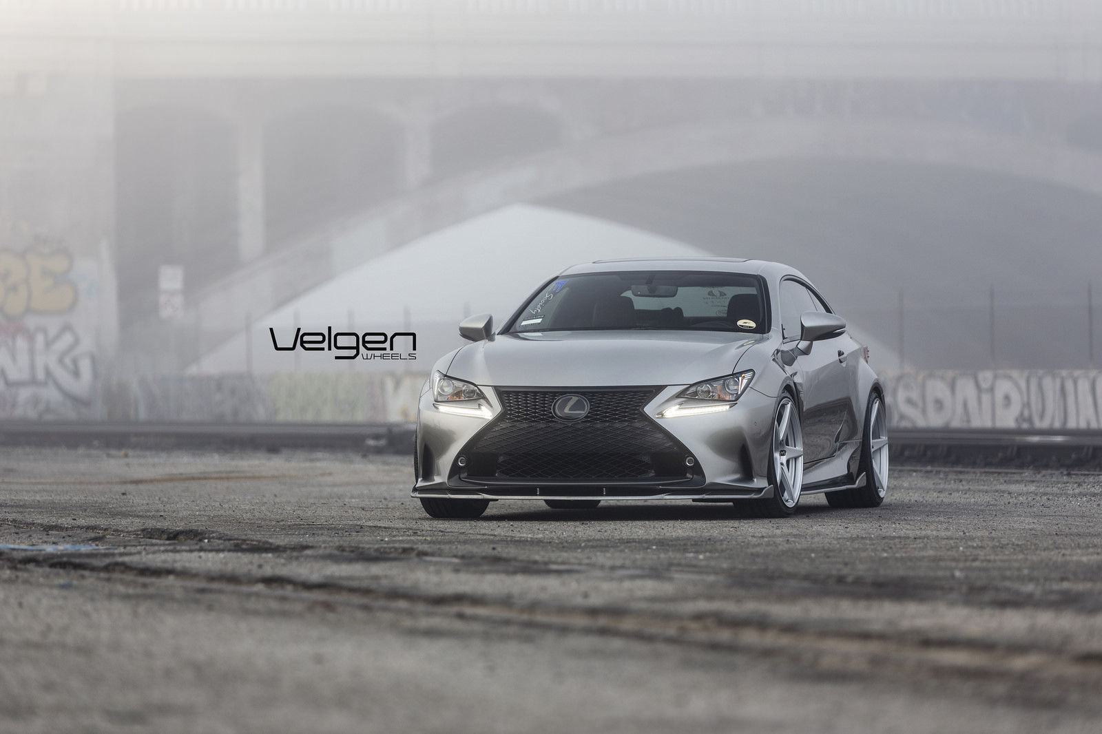 2015 Lexus RC 350 | Lexus RC350 F-Sport on Velgen Wheels Classic5 Matte Silver 20x9 & 20x10.5