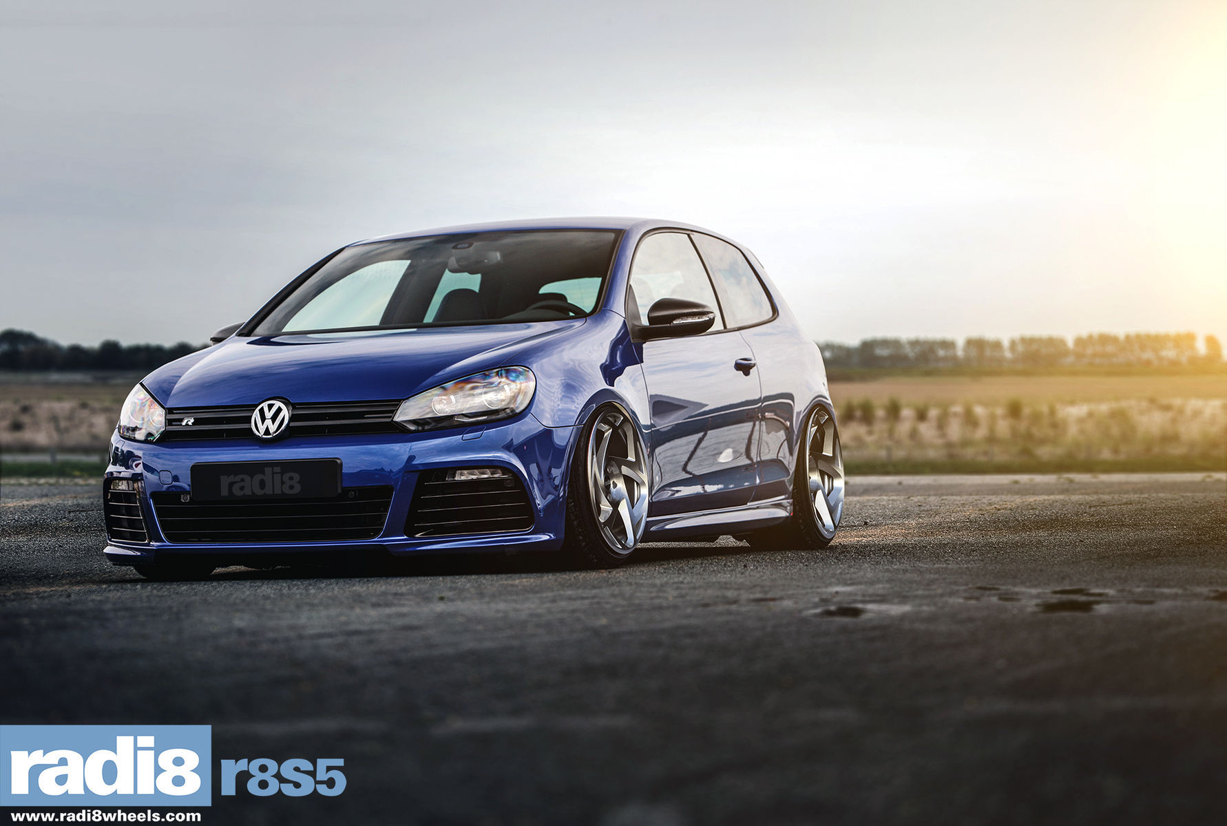  Volkswagen Golf R | Volkswagen Golf R mk6 - Radi8 R8S5 Wheels