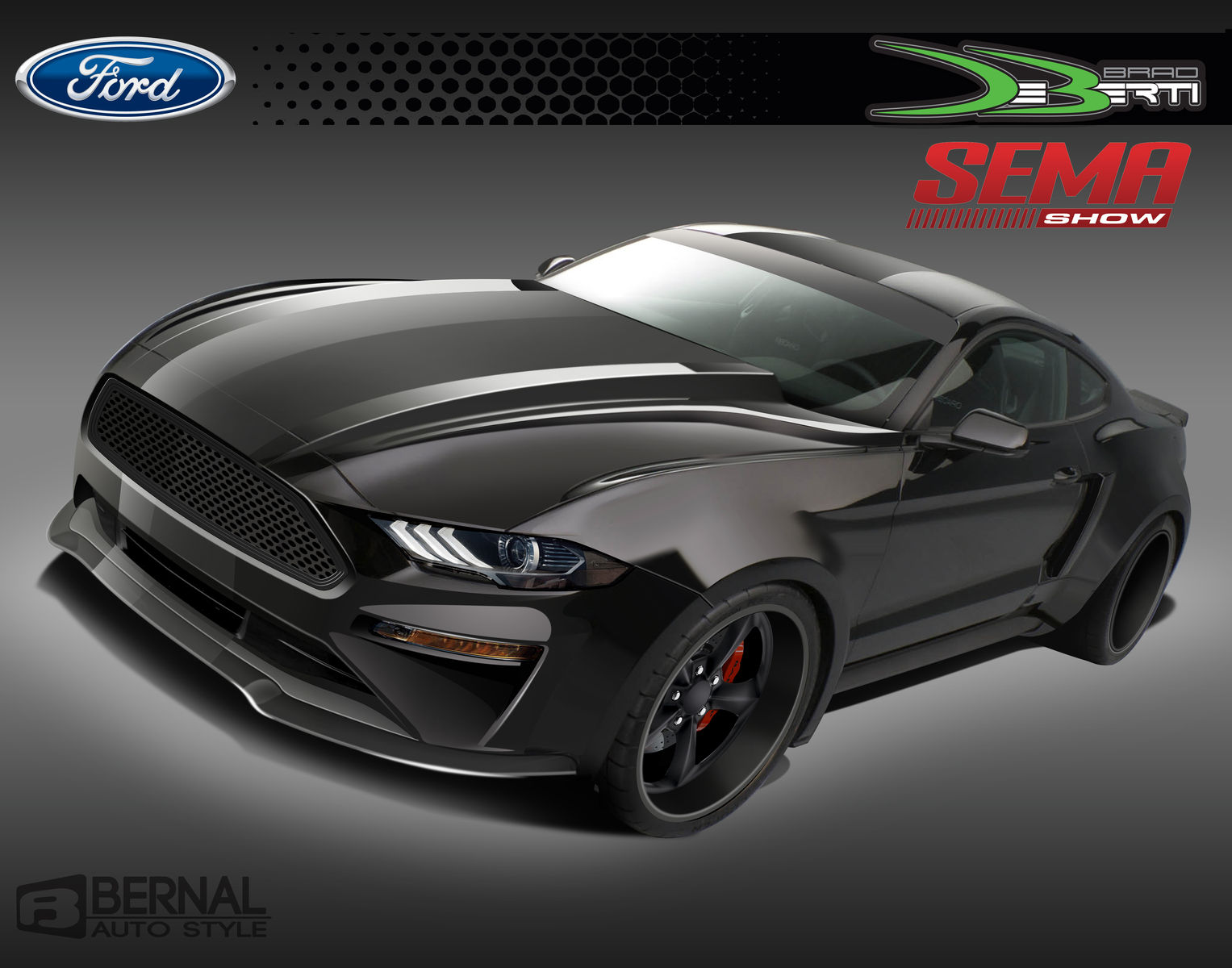 2018 Ford Mustang | 2018 Ford Mustang Fastback by DeBerti Design - Rendering FordSEMA