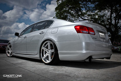 '10 Lexus GS350 on Concept One CS5.0's - Rear Stance