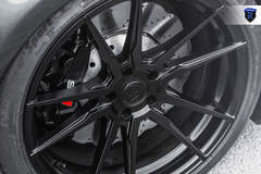 Gray Audi RS 7 - Black Spokes