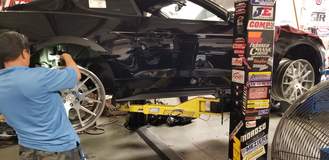 2019 Ford Mustang GT Fastback By California Pony Cars - Measuring for wheels