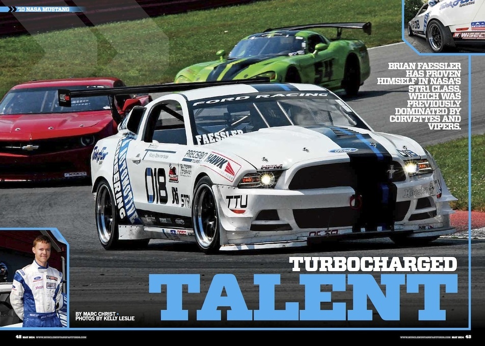 2010 Ford Mustang | Brian Faessler's Turbocharged Mustang Racecar on Forgeline Wheels
