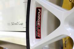 Project Swan Porsche on Forgeline GA1R Open Lug Wheels