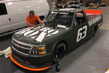 2015 Chevrolet Silverado 1500 | Wrapping a Race Truck- Step 1