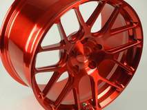 Forgeline One Piece Forged Monoblock SE1 in Transparent Red