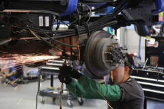 2017 Ford F250 Super Duty 4x4 Lariat Crew Cab “Shockzilla” by Fabtech - Fabrication