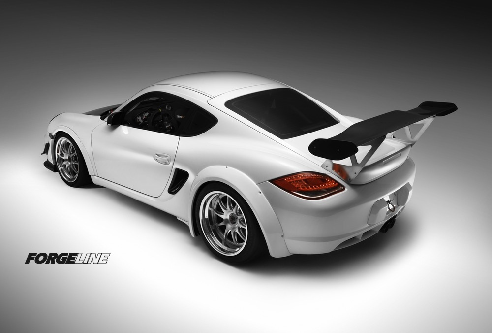 2012 Porsche Cayman | Porsche Cayman Track Car on Center Locking Forgeline GZ3R Wheels