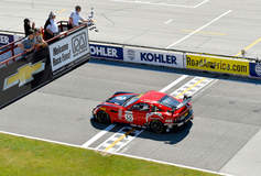 Ian James Dominates Pirelli World Challenge GTS at Road America in the #50 Panoz Avezzano on Forgeline One Piece Forged Monoblock GS1R Wheels