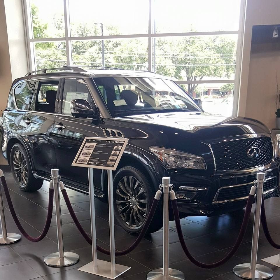 Infiniti QX | Infiniti QX80 at the Infiniti Austin Dealership with XPEL ULTIMATE installed on the front end