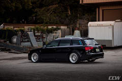 Black Audi S4 Avant Wagon - CCW Classic Polished 3 Piece Wheels