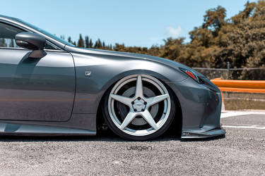 2016 Lexus RC 350 | Bagged Lexus RC350 F-Sport on Classic5 Matte Silver