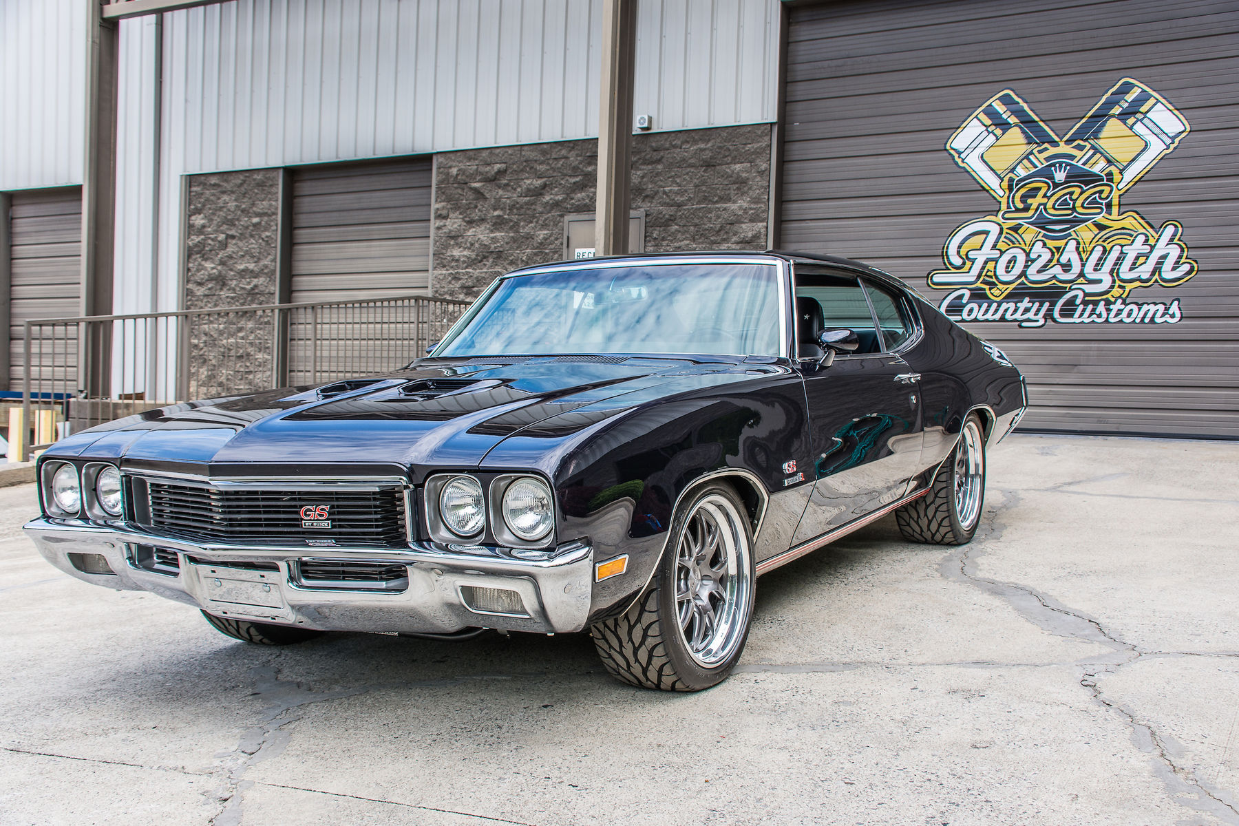 1972 Buick Skylark | Joni Smith's Forsyth County Customs 455ci Big Block 1972 Buick GS Stage 1 on Forgeline GA3 Wheels