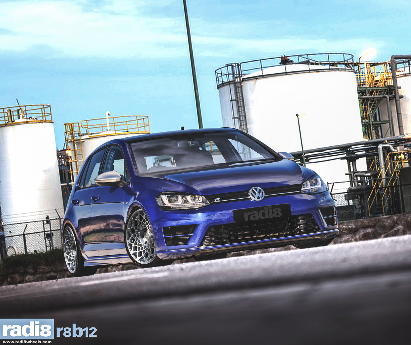  Volkswagen Golf R | Volkswagen Golf R - Radi8 R8B12 wheels
