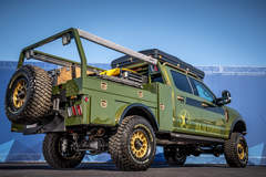 2020 Ford F-250 XLT SRW Crew Cab 4x4 “Baja Forged” By LGE-CTS Motorsports - Low rear 3/4 shot