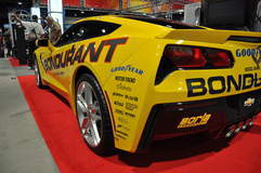 '14 C7 Corvette Stingray in Bondurant booth @ SEMA '13