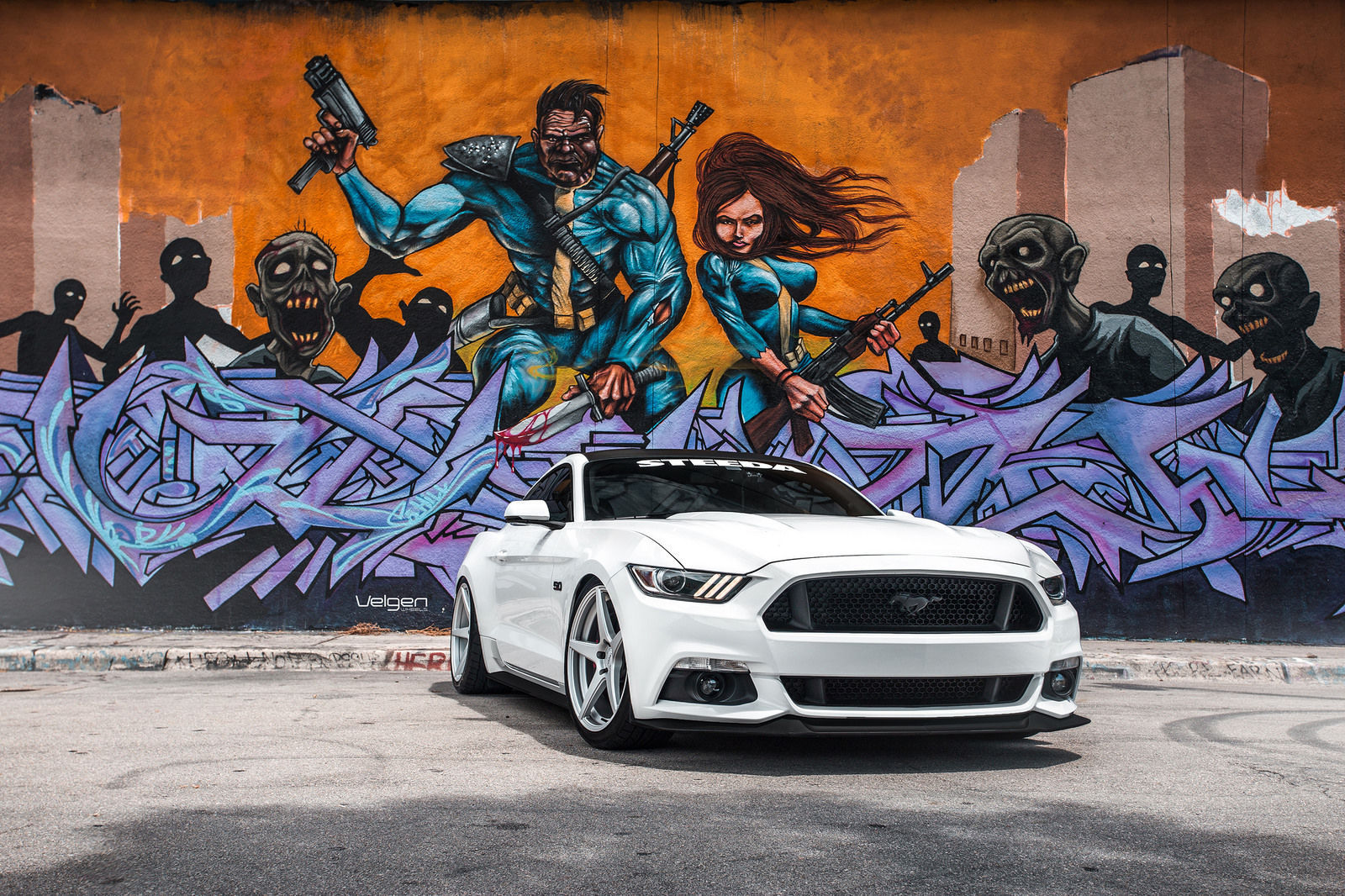 2016 Ford Mustang | White Mustang GT | Classic5 Matte Silver