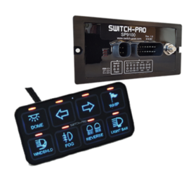 Switch Pros SP-9100 Bezel Style 8-Switch Panel Power System