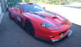 Ferrari 550 Maranello on Forgeline GA1R Open Lug Wheels
