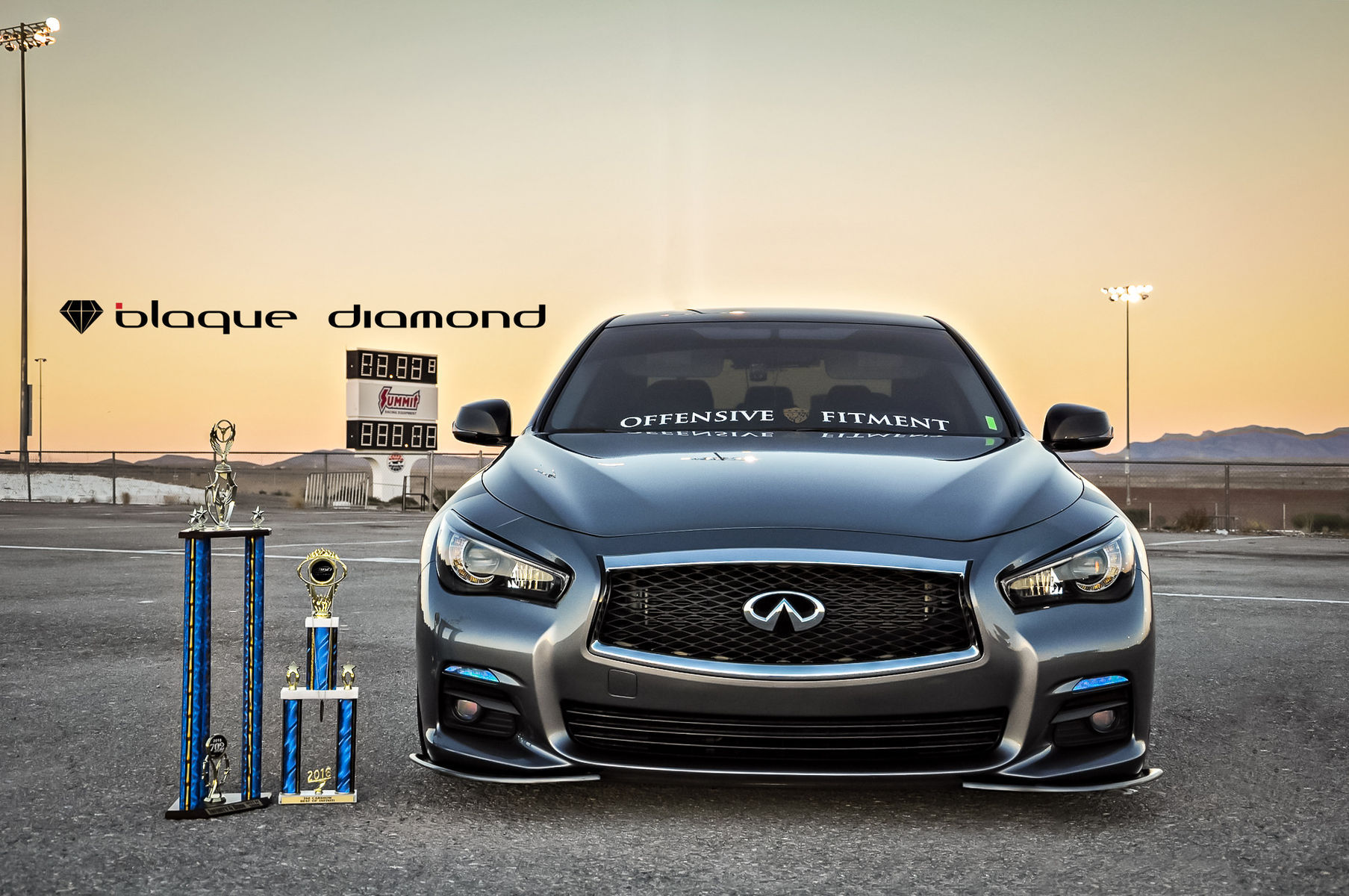 2016 Infiniti Q50 | 2016 Infiniti Q50 Attends Street Driven Tour Fitted With 20 Inch BD-21’s in Bronze w Chrome SS Lip