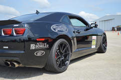 Bryan Johnson's Camaro SS 1LE on Forgeline One Piece Forged Monoblock GA1R Open Lug Cap Edition Wheels