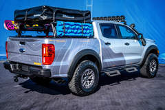  2019 Ford Ranger XLT Sport SuperCrew FX4  ‘Rambler’ By RTR - rear 3/4 view  