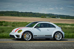 H&R's VW Beetle R-Line on Forgeline One Piece Forged Monoblock GT1 5-Lug Wheels