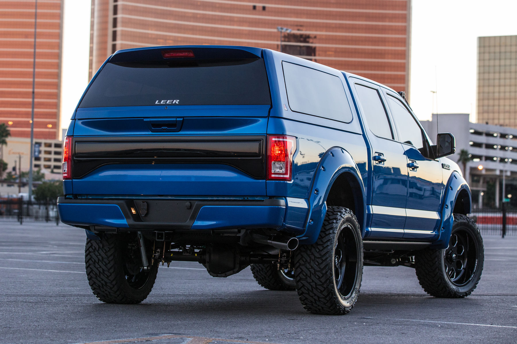2015 Ford F-150 | 2015 LEER F-150 XLT SuperCrew - Rear Outdoor Shot