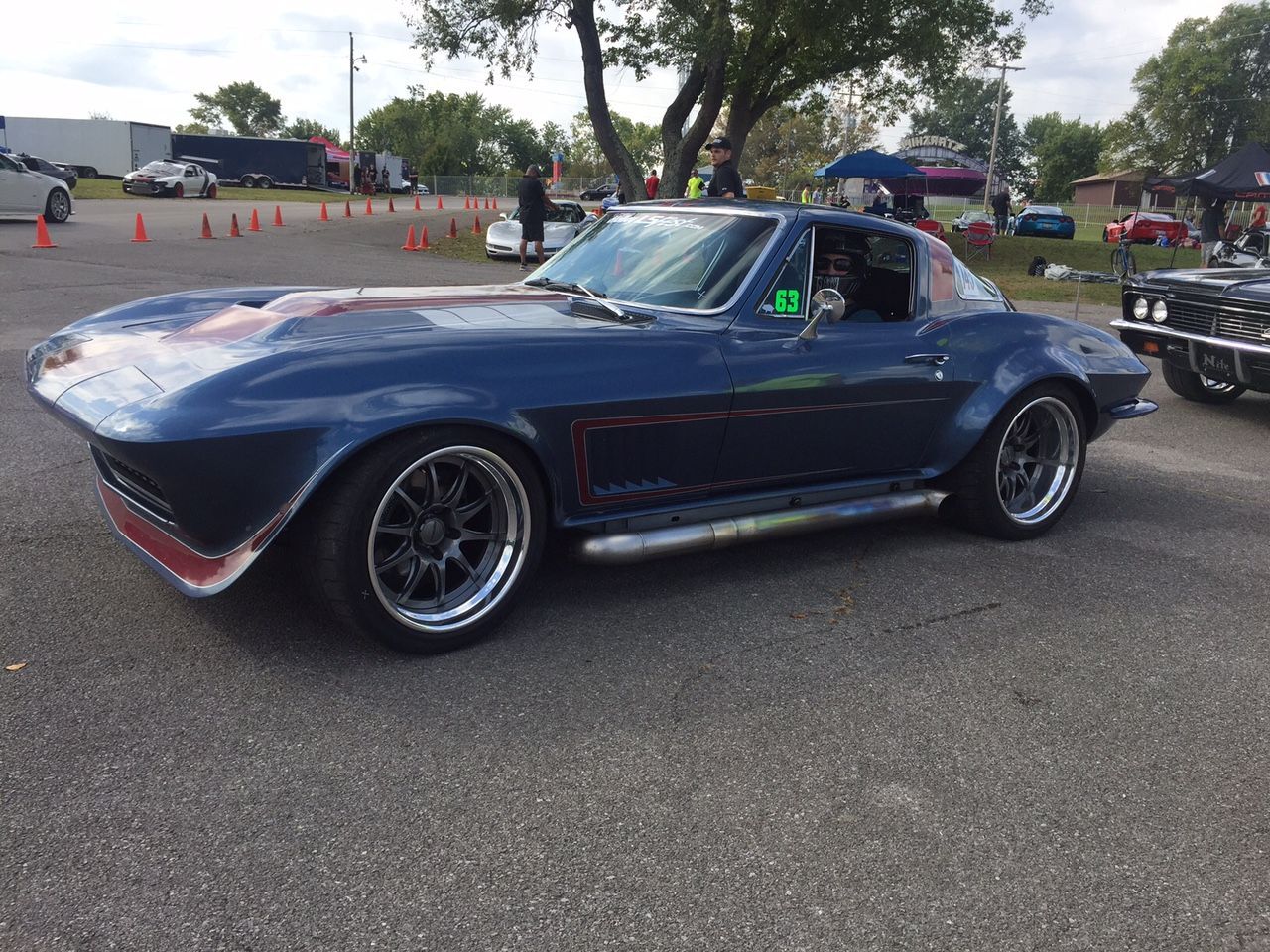 1966 Chevrolet Corvette Stingray | Jill Oberle's Corvette on Forgeling GZ3R Wheels