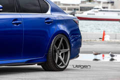 Lexus GS350 F-Sport on Velgen Wheels Classic5 Matte Gunmetal  20x9 & 20x10.5