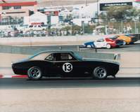 '68 Smokey Camaro on track