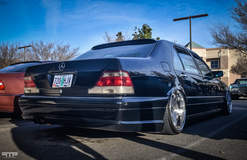 Bagged Mercedes S320