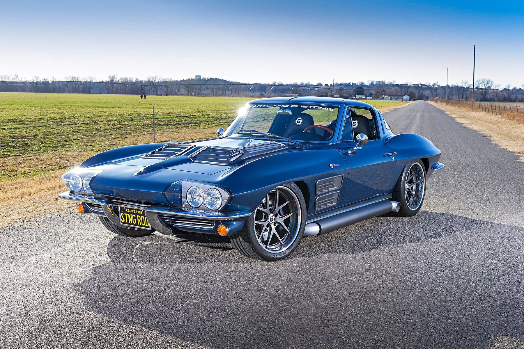 1963 Chevrolet Corvette Stingray | Heartland Customs' 1963 Corvette Stingray on Forgeline VX3C Wheels
