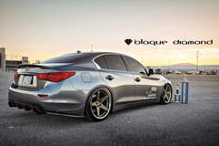 2016 Infiniti Q50 Attends Street Driven Tour Fitted With 20 Inch BD-21’s in Bronze w Chrome SS Lip