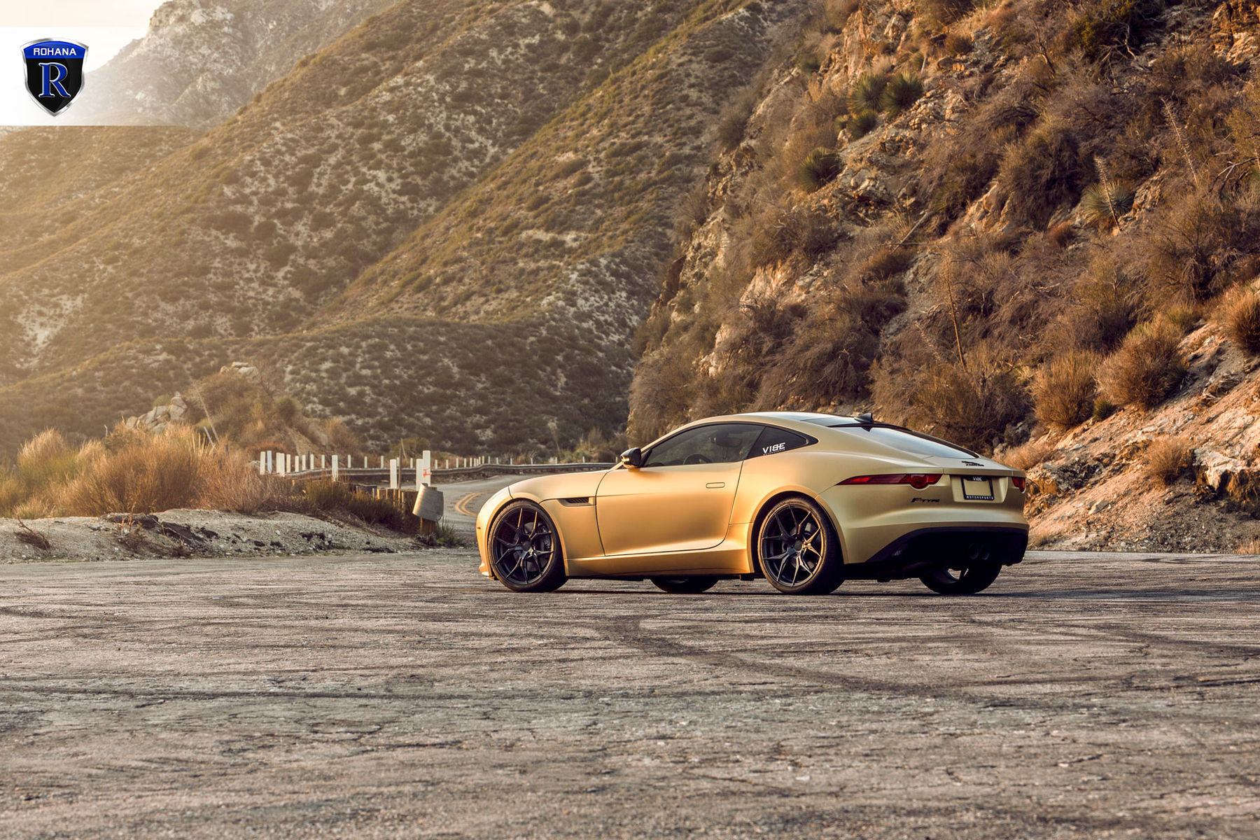 2016 Jaguar F-Type | Gold Jaguar F-Type - Side Shot