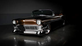 3/4 Shot of our Custom 1956 Chevrolet built at Karl Performance
