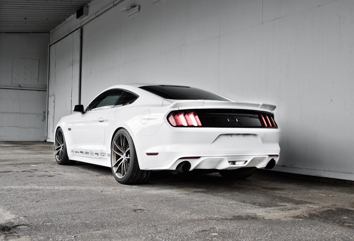 2015 Ford Mustang | MBRP Performance Exhaust's S550 Ford Mustang GT on Forgeline One Piece Forged Monoblock AR1 Wheels