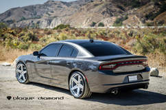 2016 Dodge Charger Fitted With 22 Inch BD-21’s in Silver w/ Chrome SS Lip