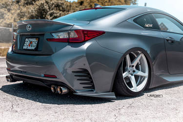 2016 Lexus RC 350 | Bagged Lexus RC350 F-Sport on Classic5 Matte Silver