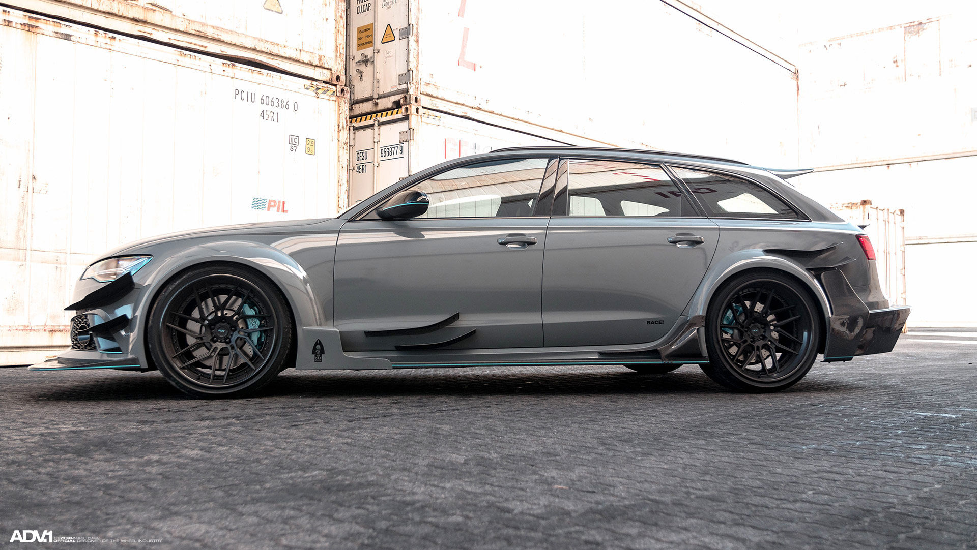 Audi RS 6 | Nardo Gray Carbon Fiber Widebody Audi RS6 Avant - ADV.1 Wheels ADV7R Track Spec CS