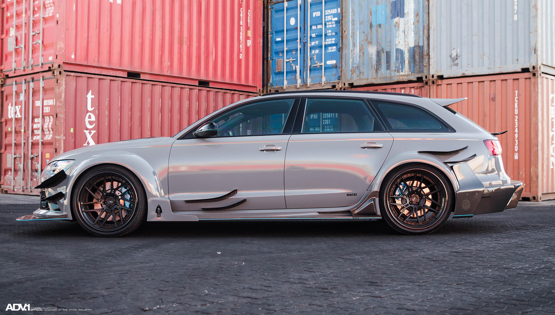 Audi RS 6 | Nardo Gray Carbon Fiber Widebody Audi RS6 Avant - ADV.1 Wheels ADV7R Track Spec CS
