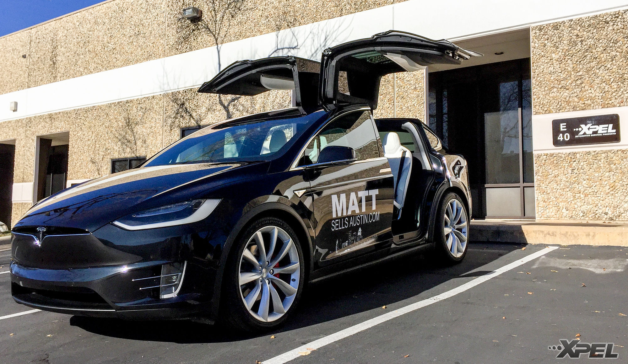 2016 Tesla Model X | Tesla Model X at XPEL Austin for XPEL ULTIMATE clear bra