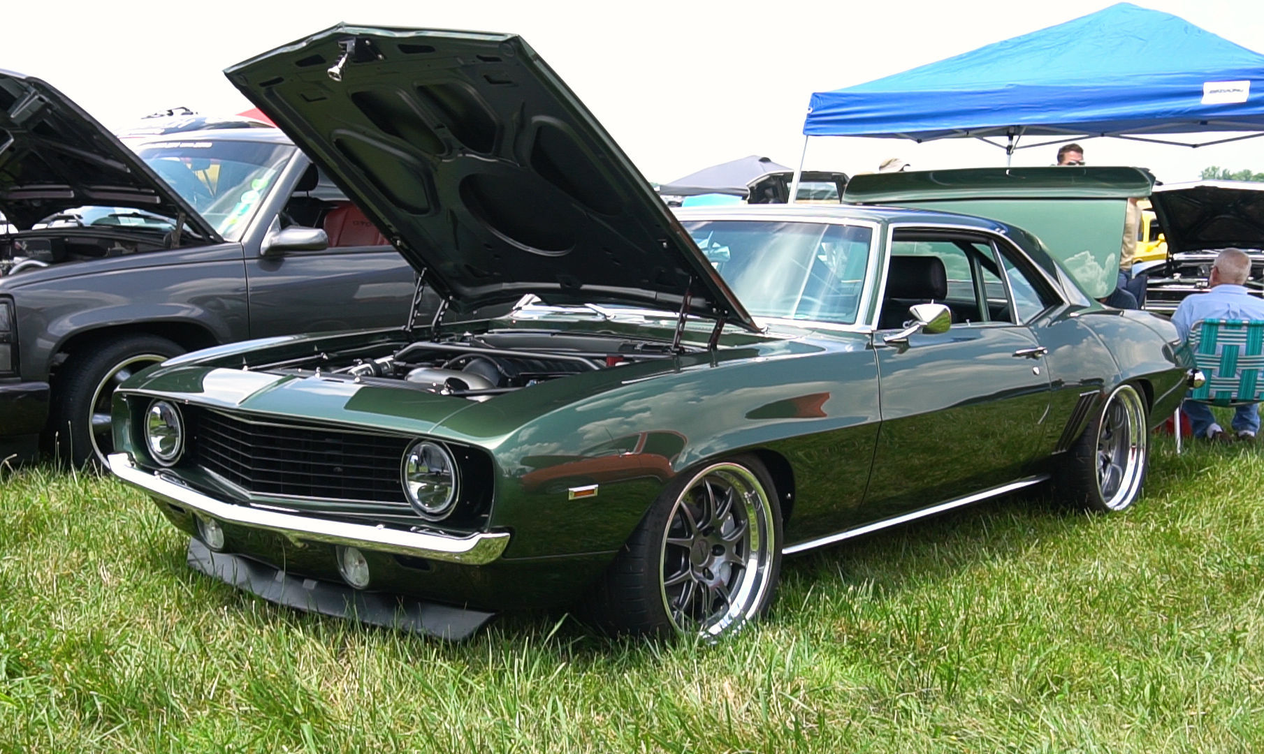 1969 Chevrolet Camaro | Chris Kinker's Fathom Green '69 Camaro on Forgeline GA3 Wheels
