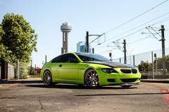 Green BMW 6 Series - Passenger Side